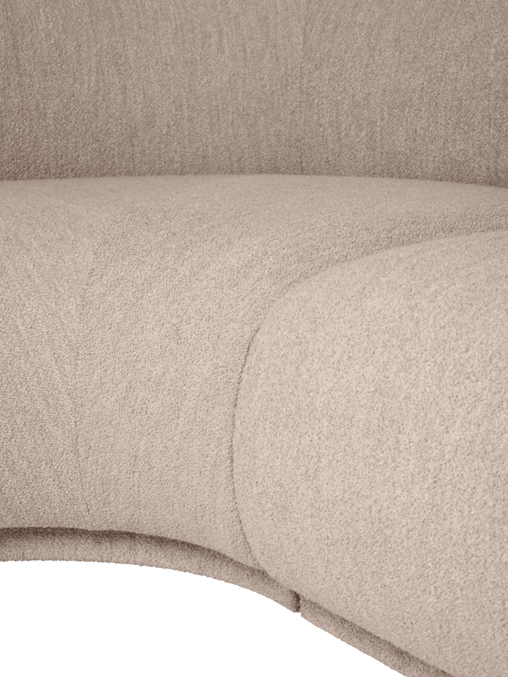 Rico Sofa-Modul Armrest L Soft Bouclé, Natural Ferm Living