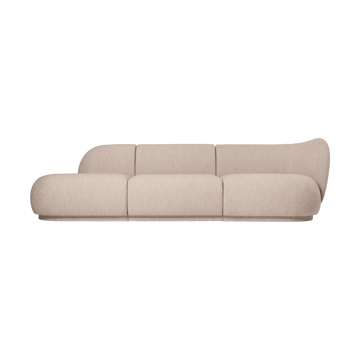 Rico Sofa-Modul Armrest R Soft Bouclé - Natural - Ferm Living