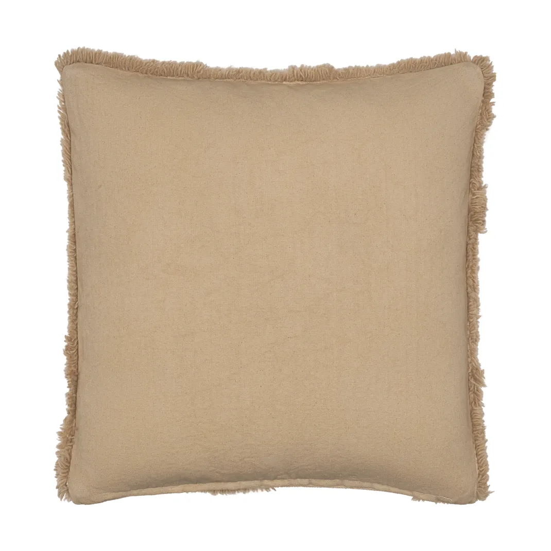 Rime getuftetes Kissen, Braun, 50x50 cm Ferm Living