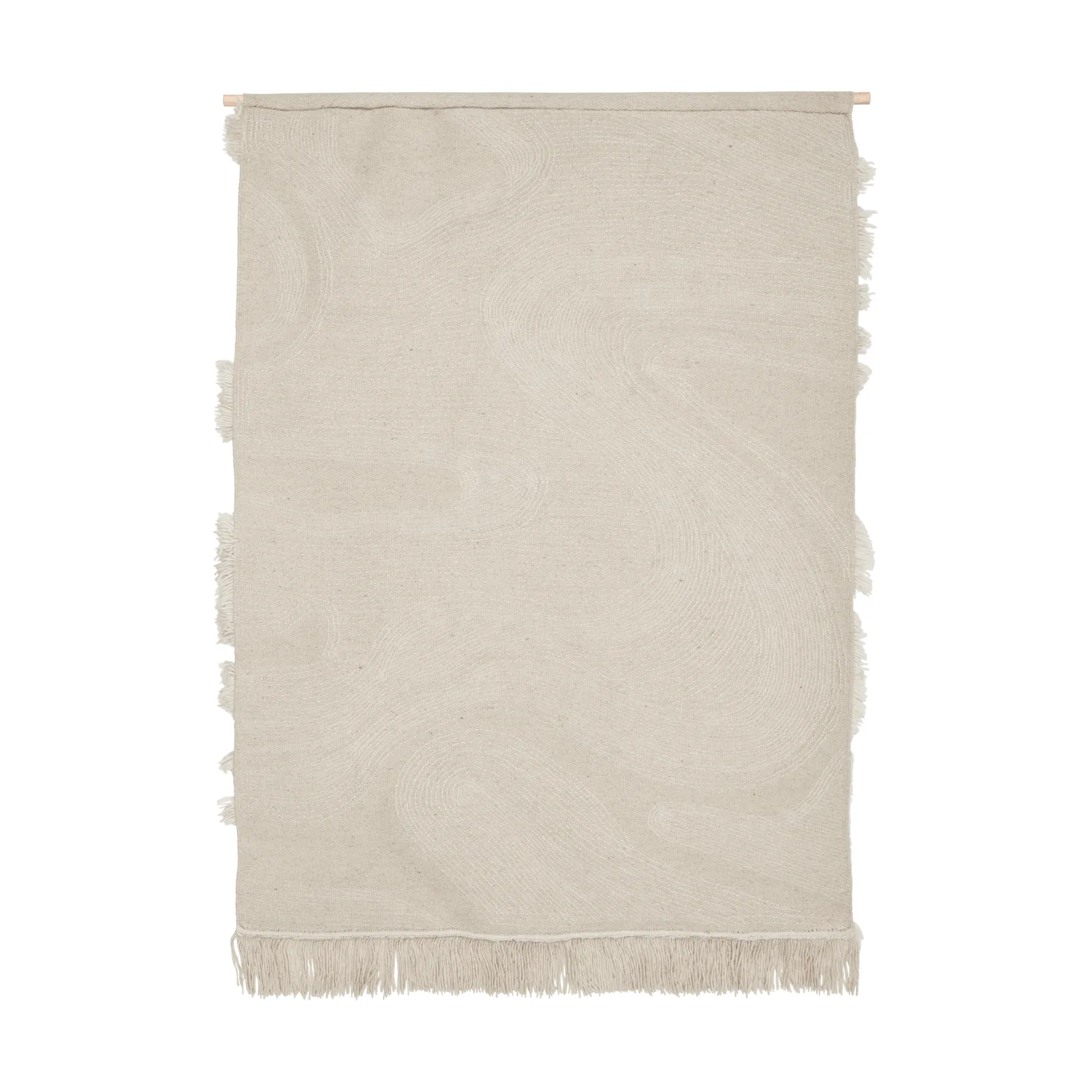 Rime Wandbehang, Off white, 110x145 cm Ferm Living