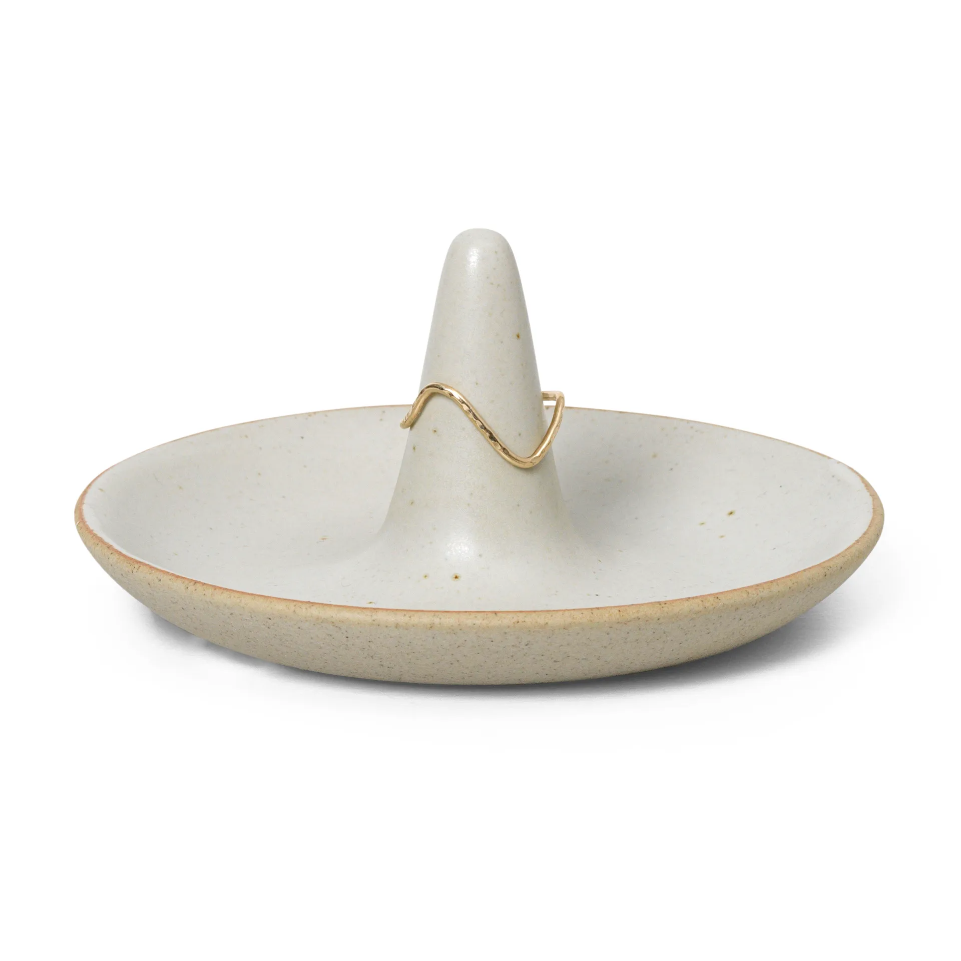 Ring Cone Ringhalter, Off-white speckle Ferm Living