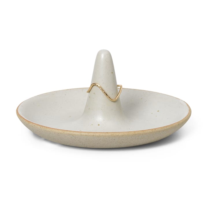 Ring Cone Ringhalter - Off-white speckle - ferm LIVING
