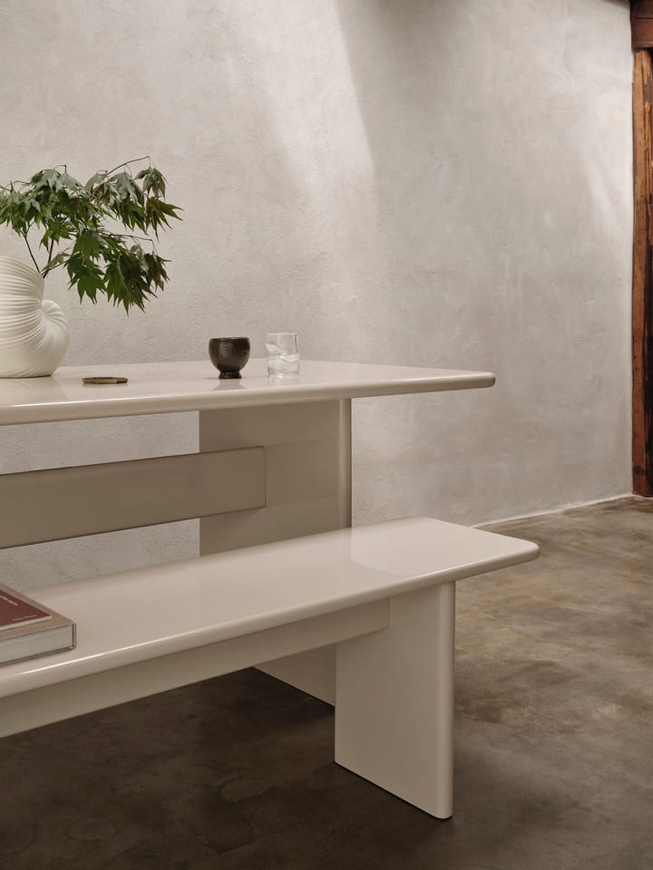 Rink Bank 200 cm, Eggshell Ferm Living