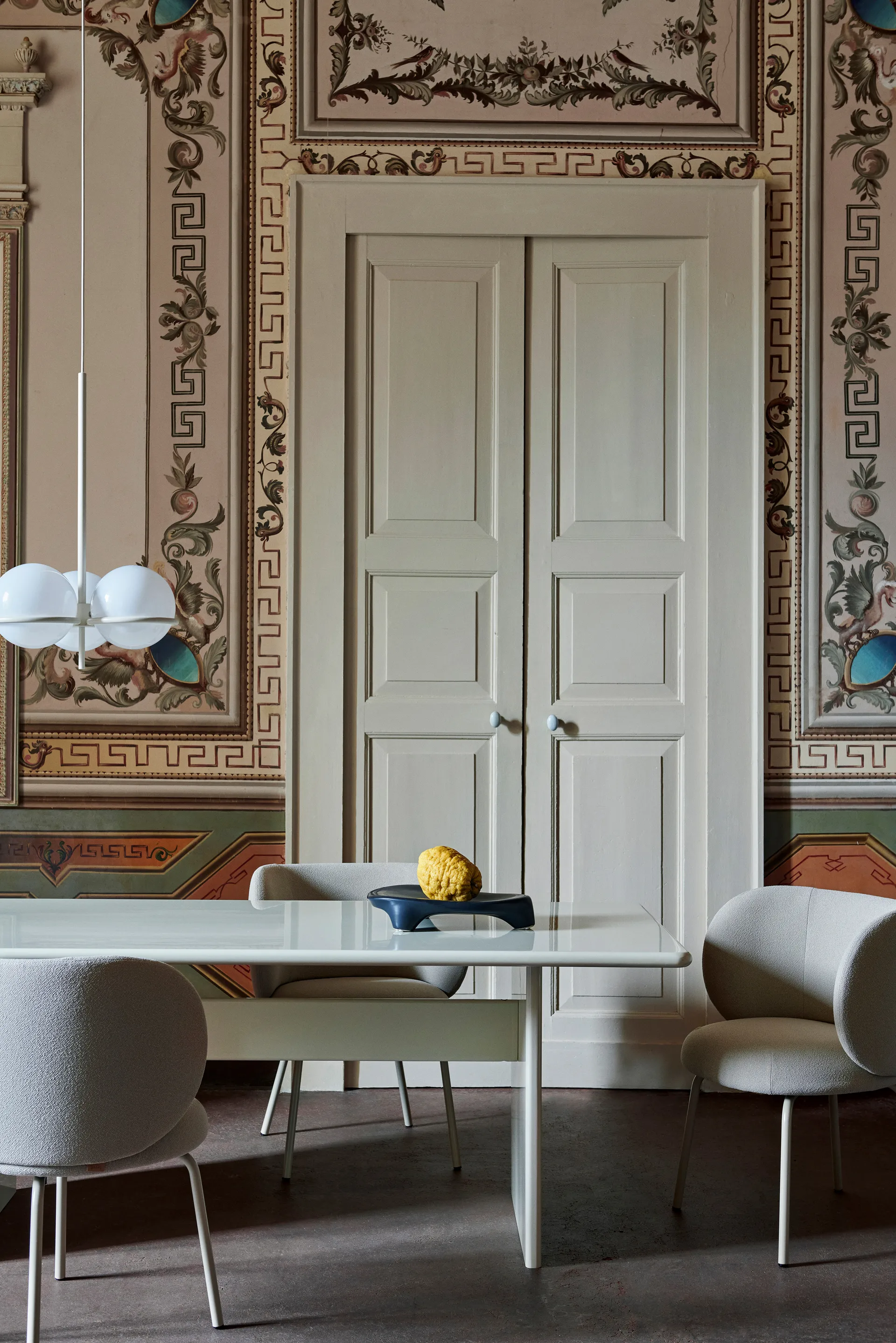 Rink Esstisch large 240 x 90 x 74cm, Eggshell Ferm Living