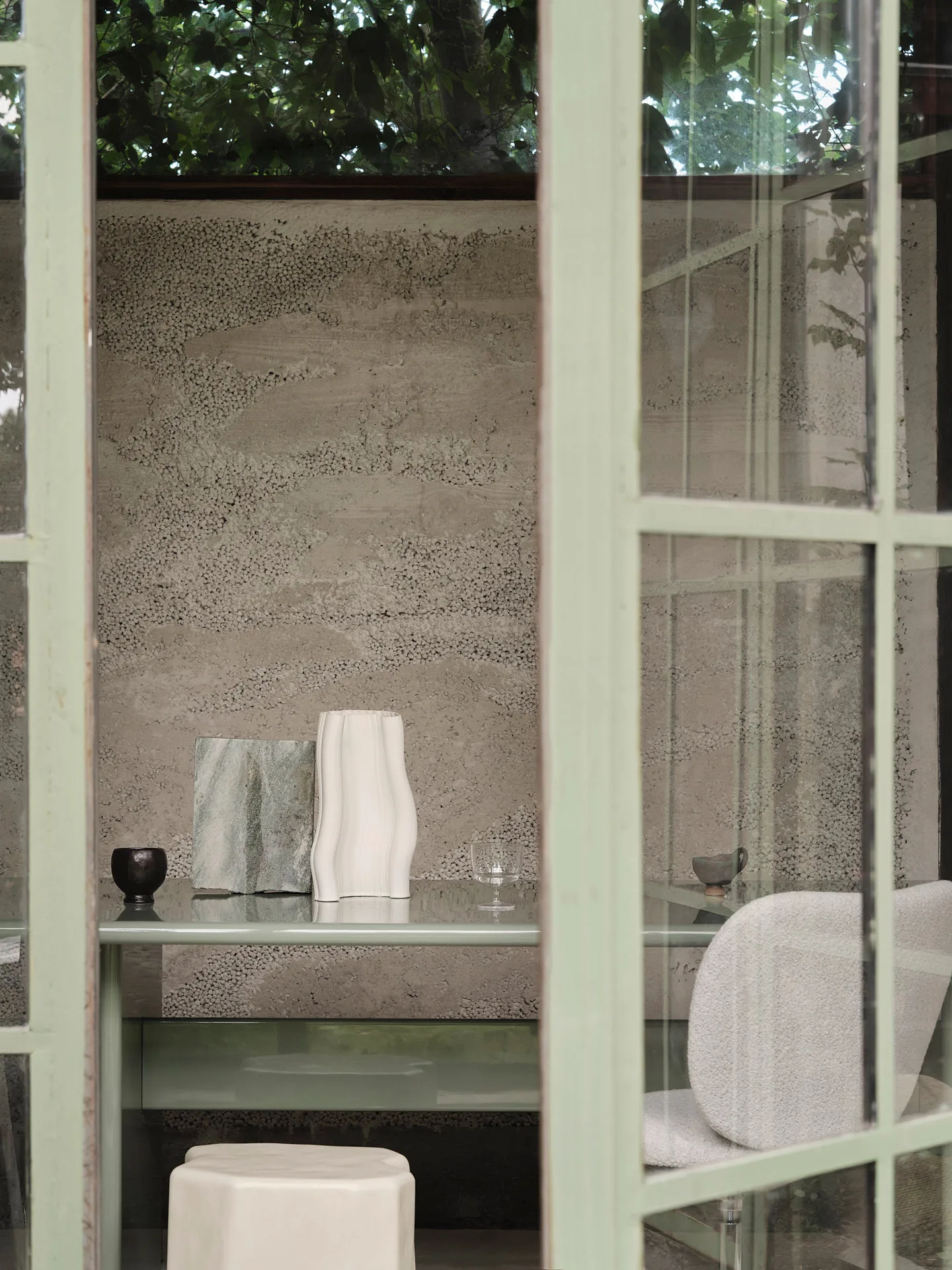 Rink Esstisch small 200 x 90 x 74cm, Tea green Ferm Living