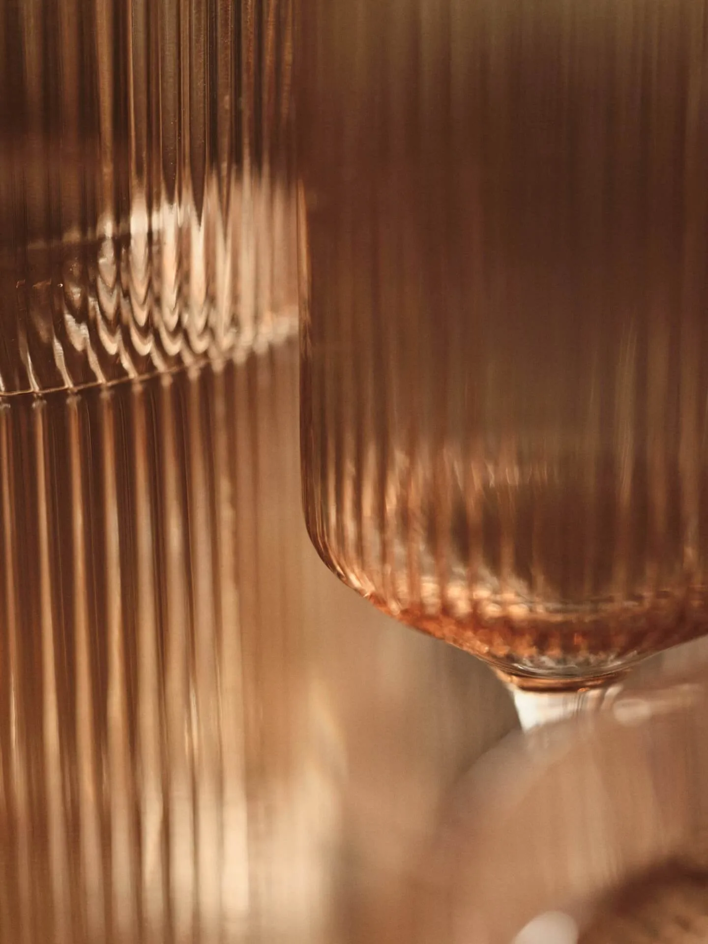 Ripple Champagne flutes Champagneglas 15 cl 2er-Pack, Blush Ferm Living