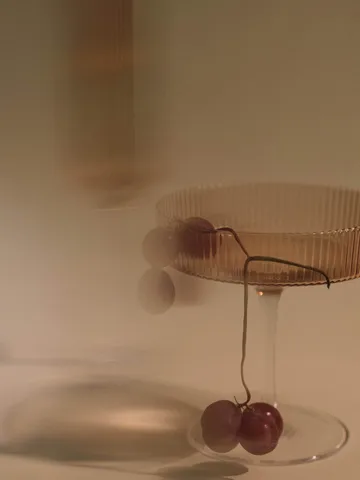 Ripple Champagnerglas 2er Pack - Blush - Ferm Living