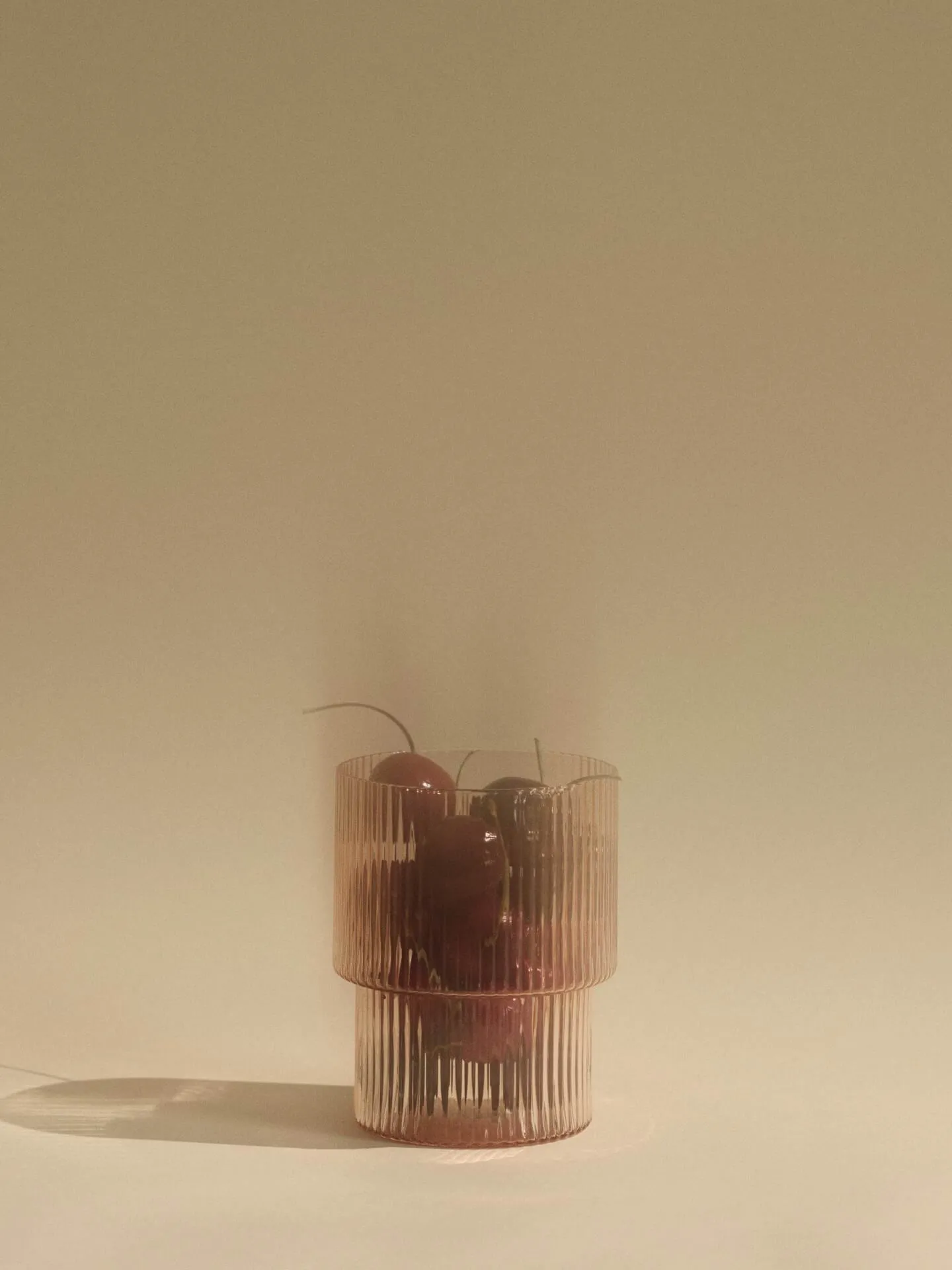 Ripple Glas 4er Pack, Blush Ferm Living
