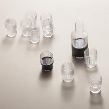 Ripple Glas 4er Pack - Klar - ferm LIVING