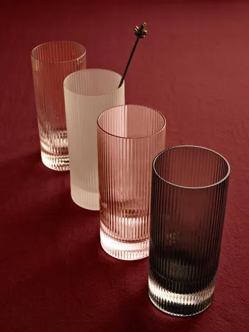 Ripple Highball-Gläser 48 cl 2-teilig - Blush - Ferm Living