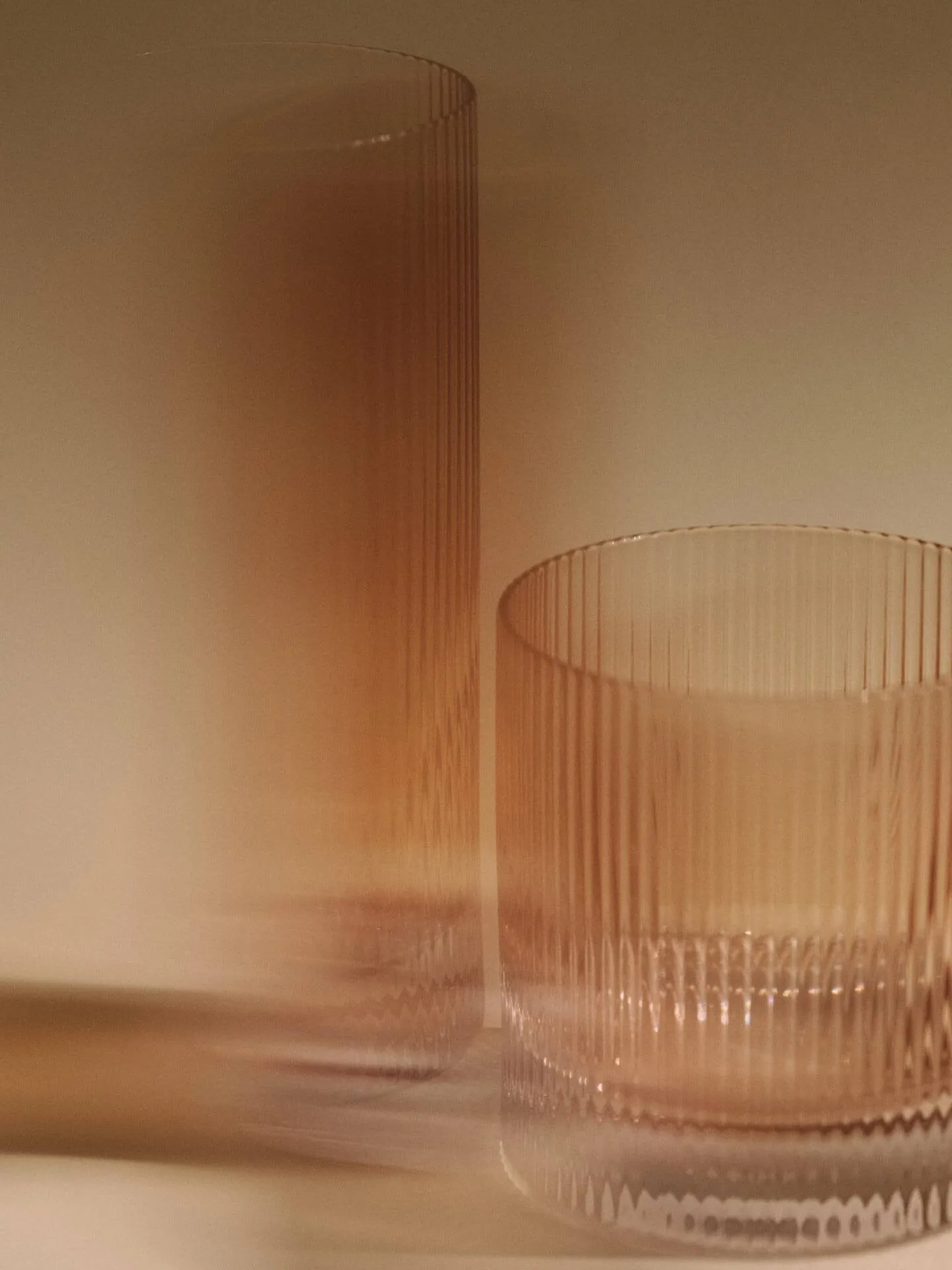 Ripple Highball-Gläser 48 cl 2-teilig, Blush Ferm Living
