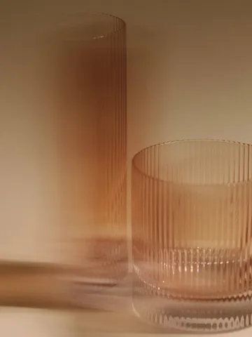 Ripple Highball-Gläser 48 cl 2-teilig - Blush - Ferm Living