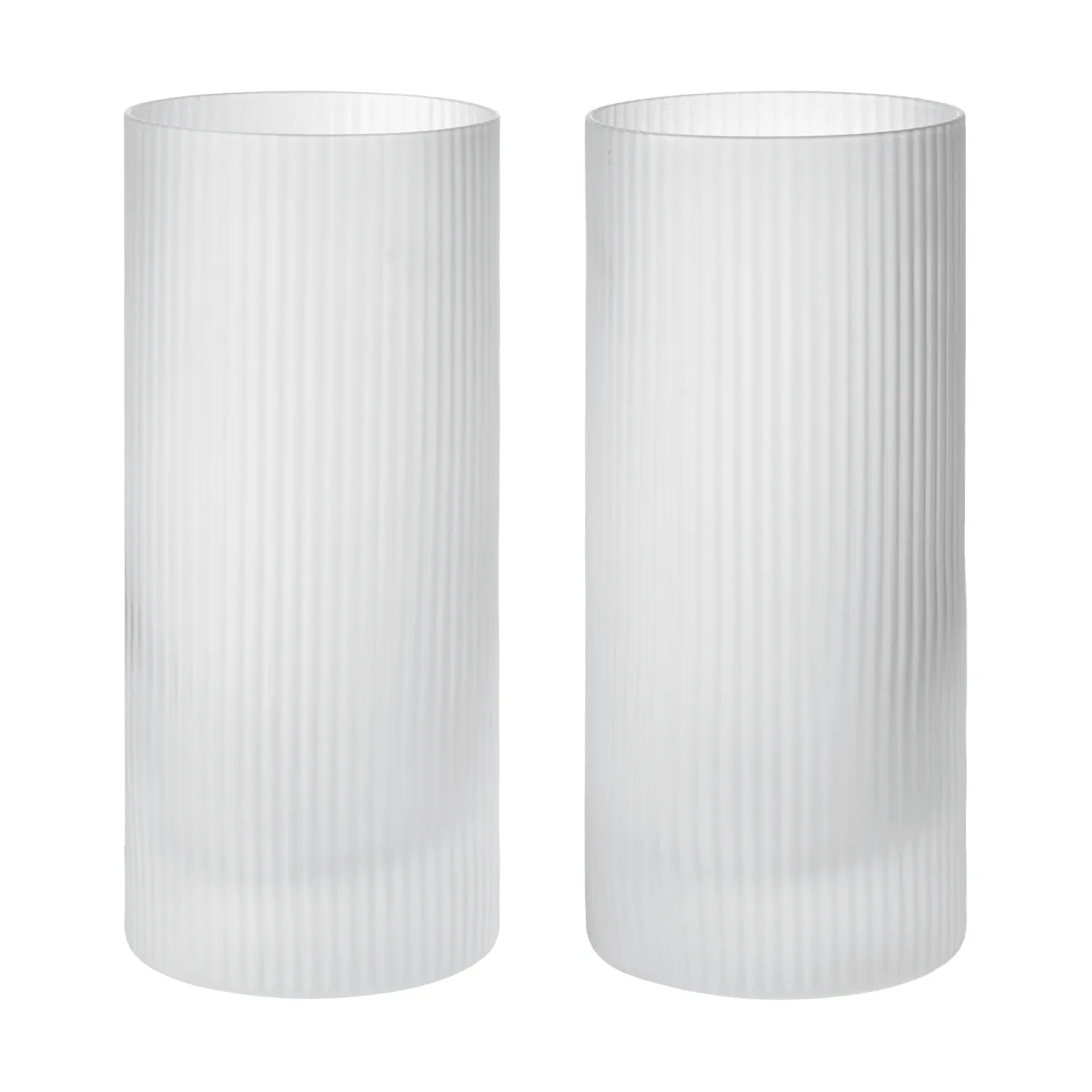 Ripple Highball-Gläser 48 cl 2-teilig, Clear Ferm Living