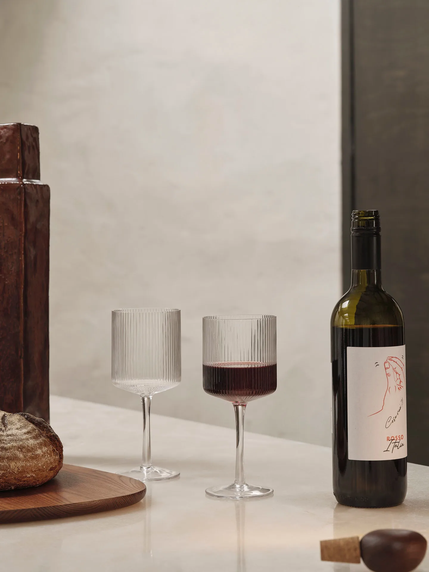 Ripple Karaffe und Glas 17 Teile - Klar,  Ferm Living