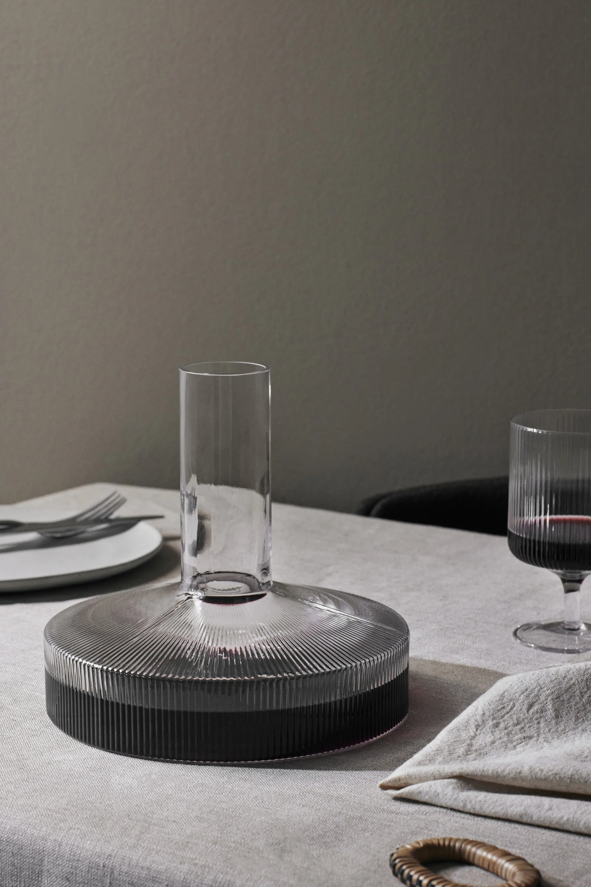 Ripple Karaffe und Glas 17 Teile - Klar,  Ferm Living