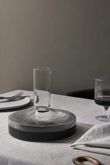 Ripple Karaffe und Glas 17 Teile - Klar - Ferm Living