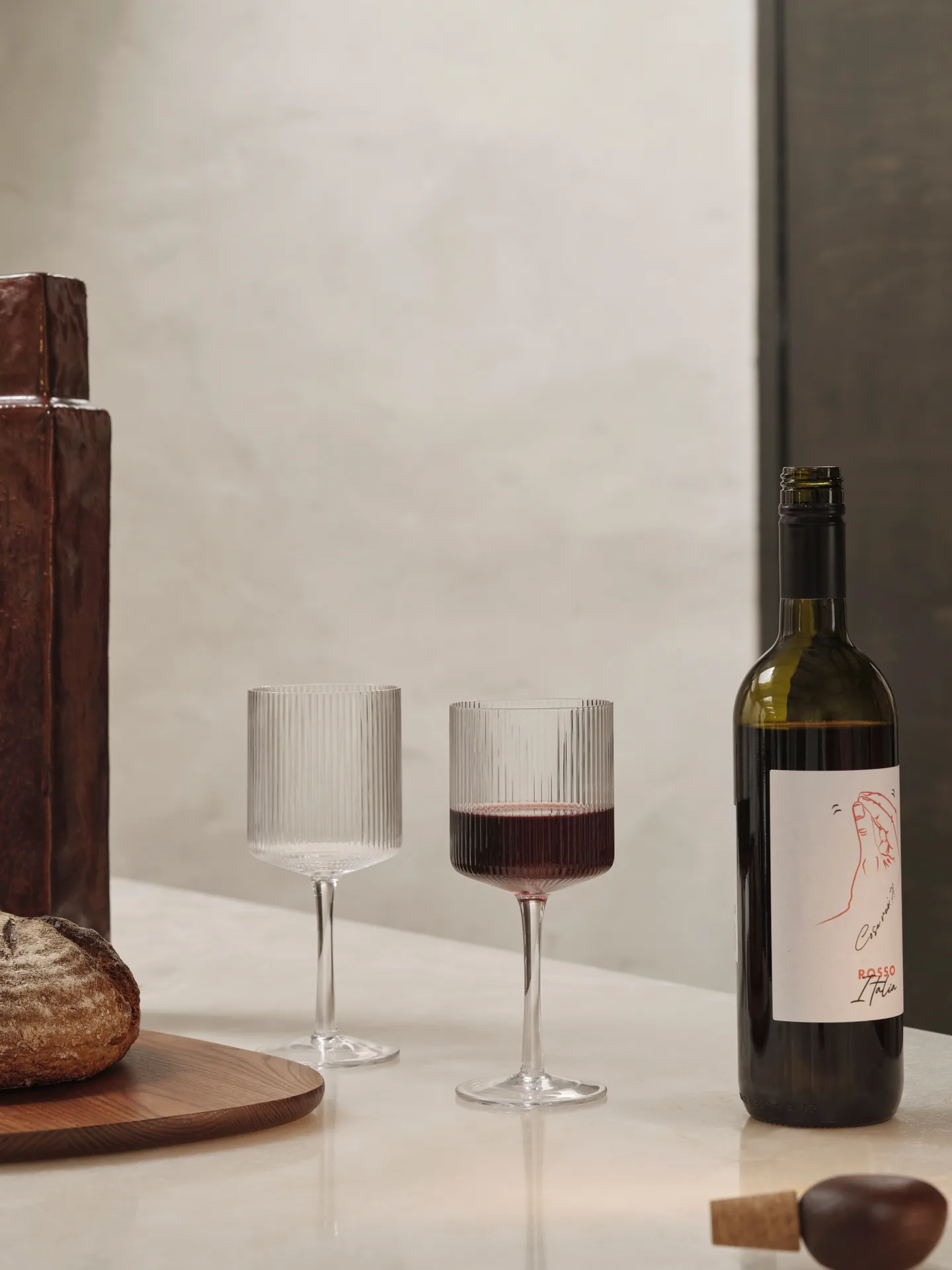 Ripple Karaffe und Glas 17 Teile - Klar,  Ferm Living