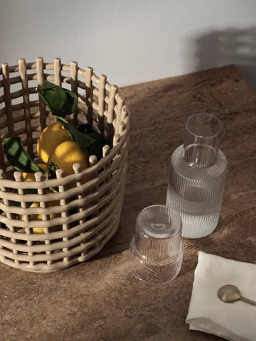 Ripple Karaffe und Glas 17 Teile - Klar - Ferm Living