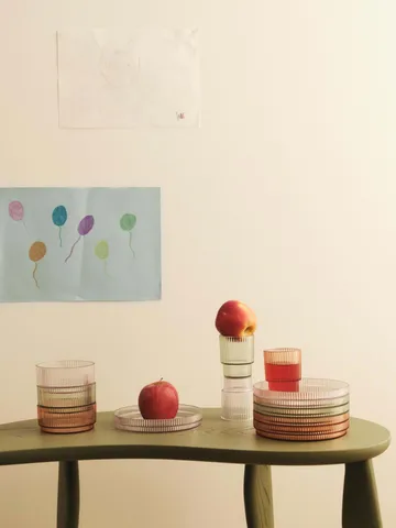 Ripple kids Schüssel - Clear, 2-teilig - Ferm Living