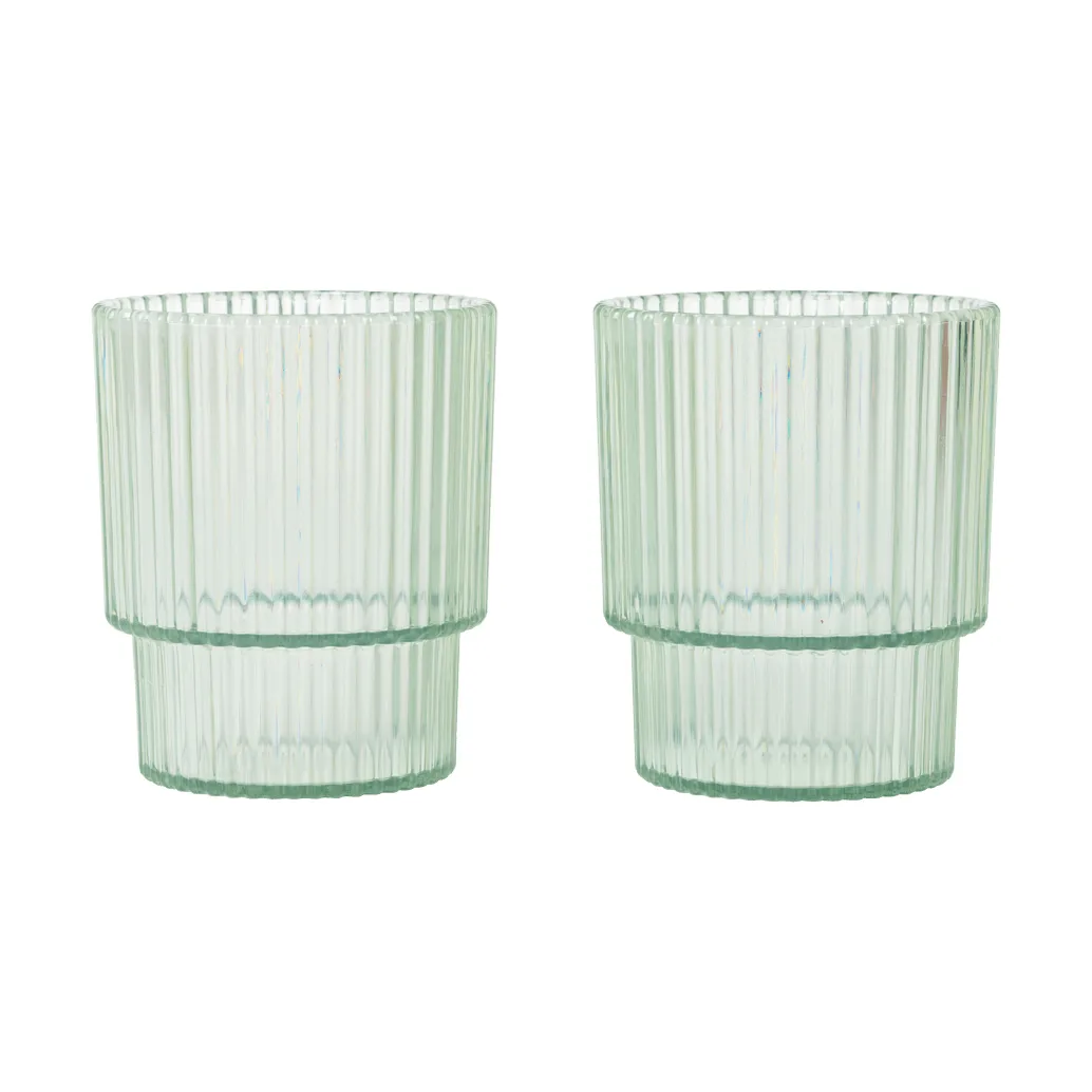 Ripple Kinder-Glas, Teagrün, 2er-Pack Ferm Living