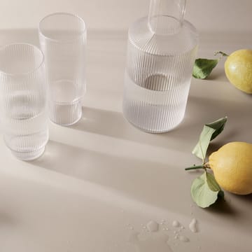 Ripple Longdrink-Glas 4er Pack - Klar - ferm LIVING