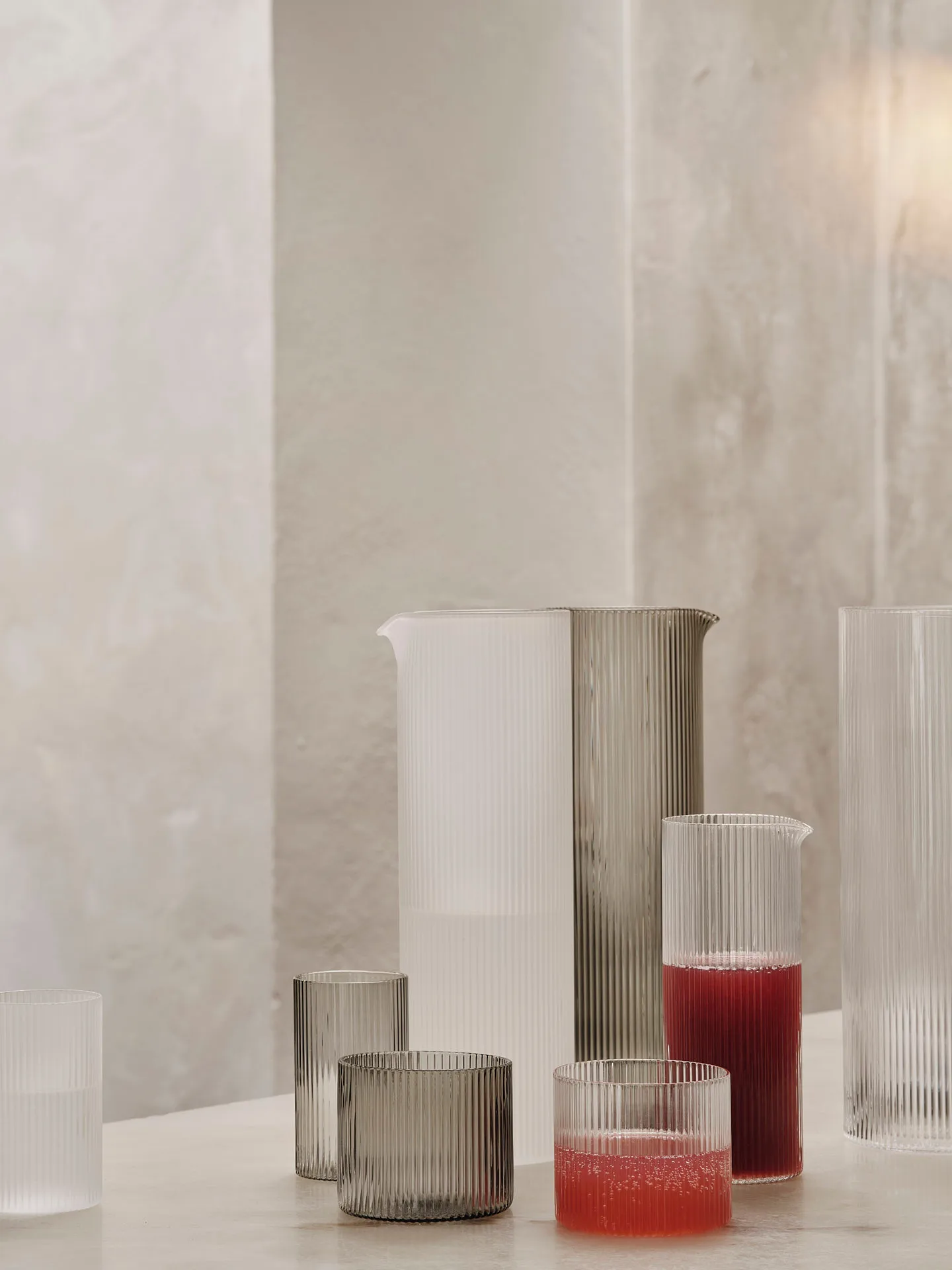 Ripple Milchkanne 40 cl, Clear Ferm Living