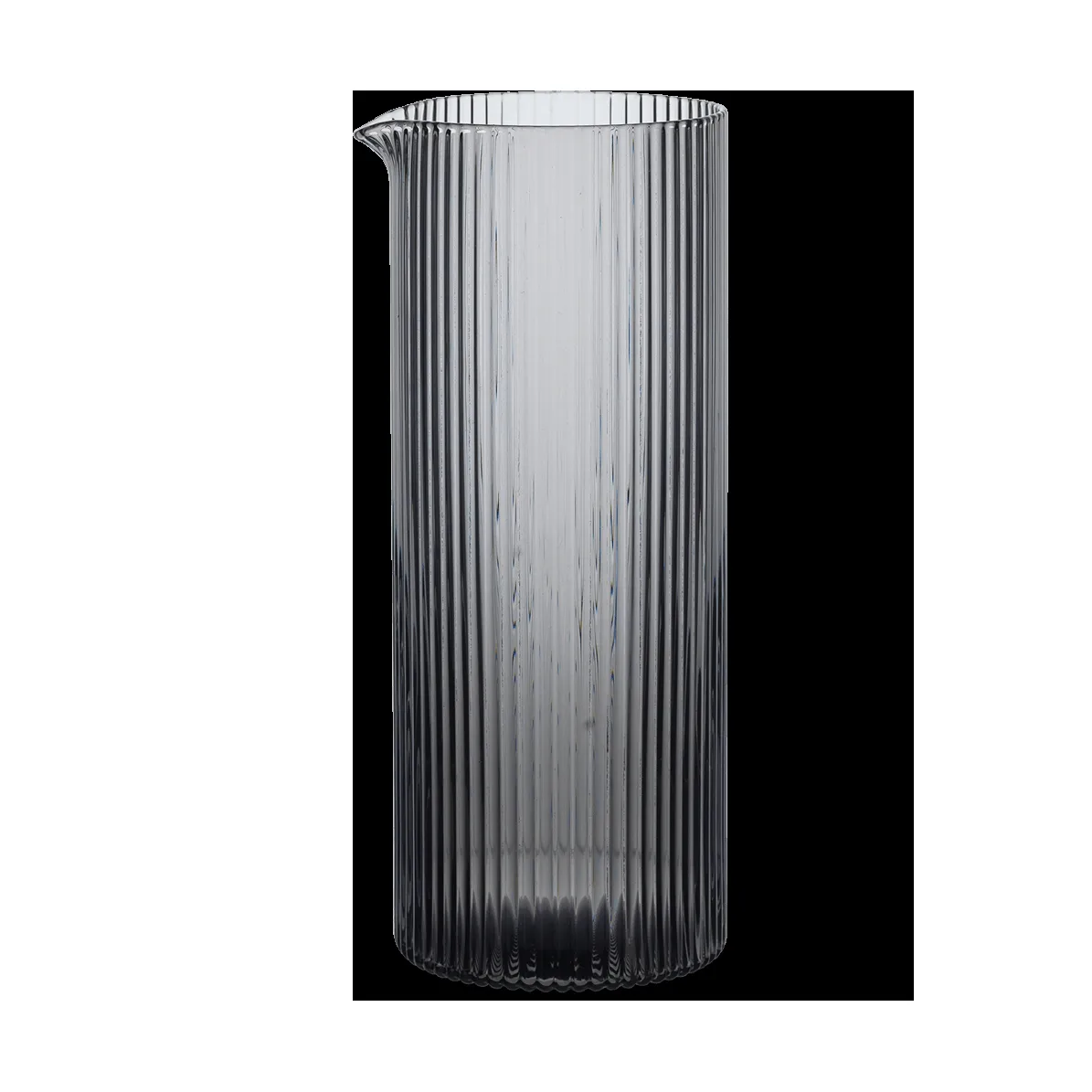 Ferm Living Ripple Milchkanne 40 cl Smoked grey
