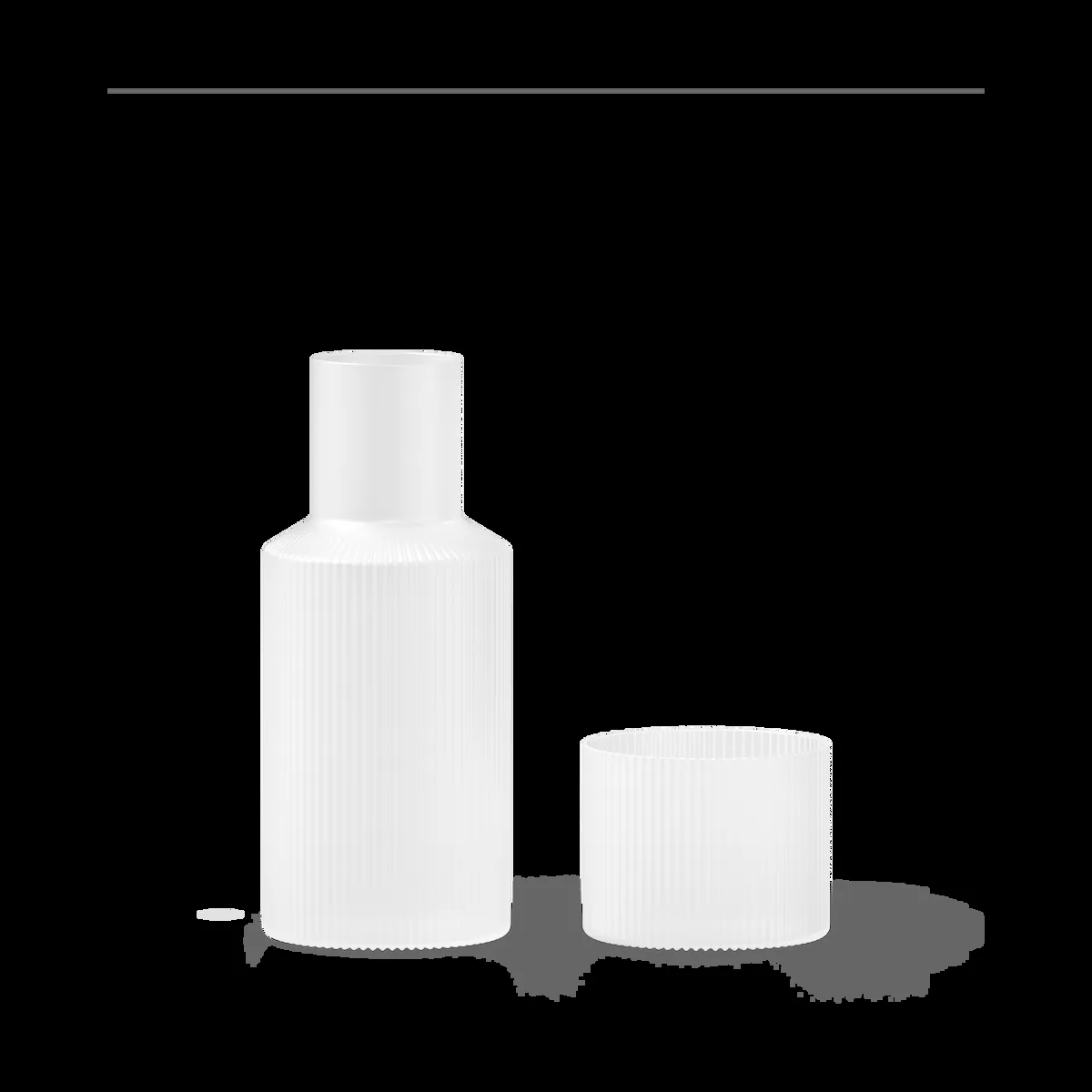 Ferm Living Ripple small Karaffe Set Frosted
