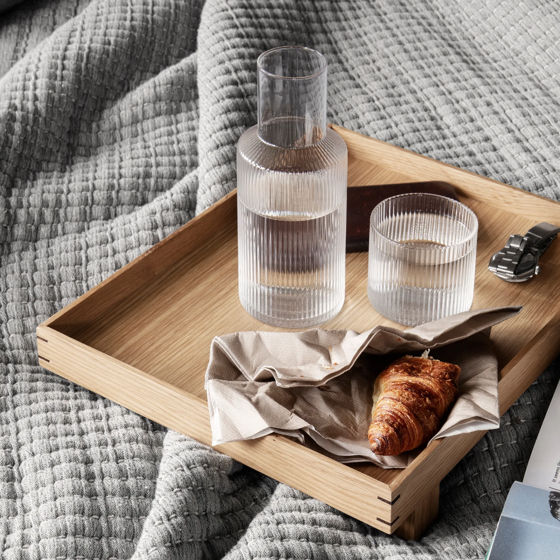 Ripple small Karaffe Set, Klar Ferm Living