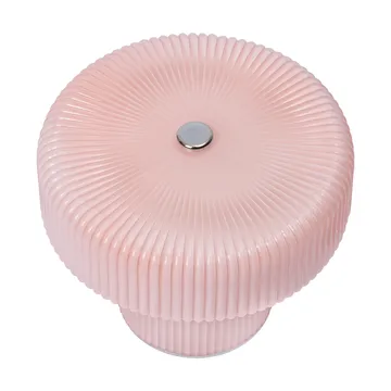 Ripple tragbare Tischleuchte 10 cm - Pale rose - Ferm Living