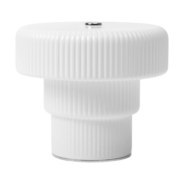 Ripple tragbare Tischleuchte 10 cm - White - Ferm Living
