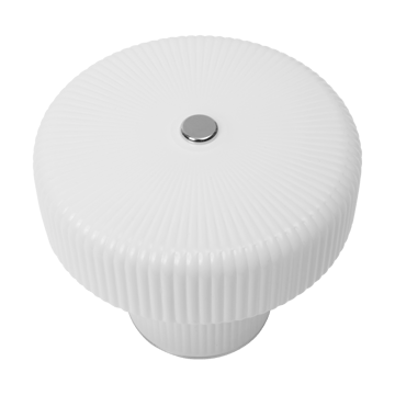 Ripple tragbare Tischleuchte 10 cm - White - Ferm Living