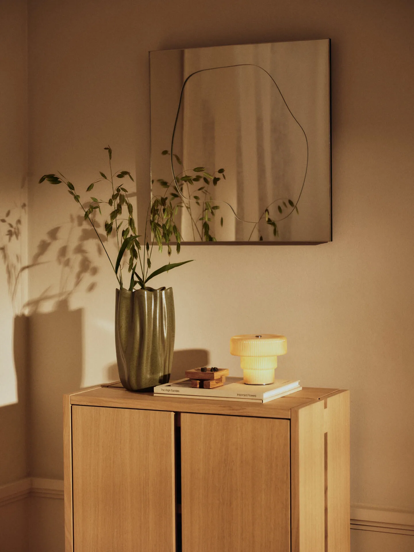 Ripple tragbare Tischleuchte, Hafer, 10cm Ferm Living