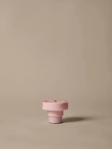 Ripple tragbare Tischleuchte - Pale rose, 10cm - Ferm Living