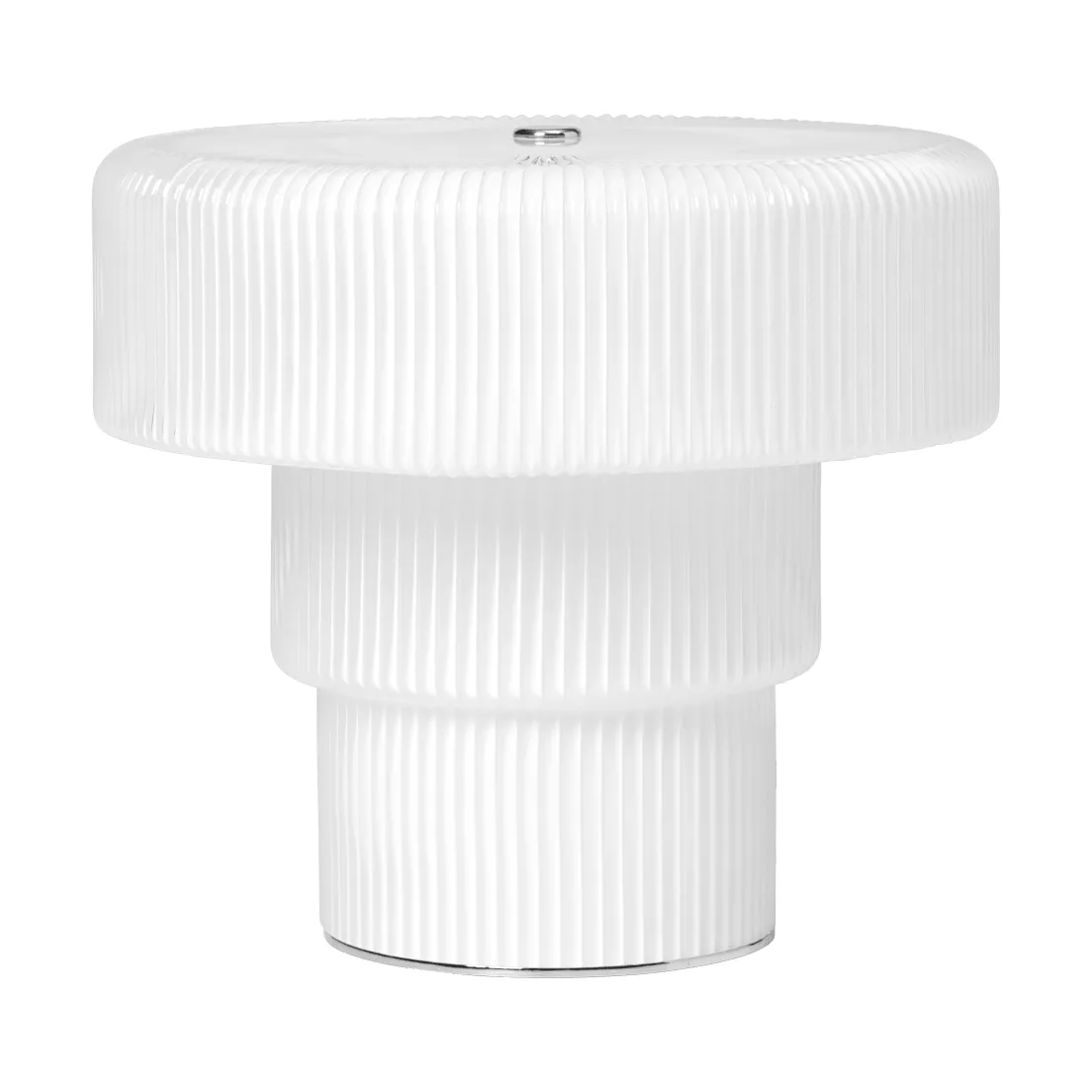 Ripple tragbare Tischleuchte, Weiß, 16,5 cm Ferm Living