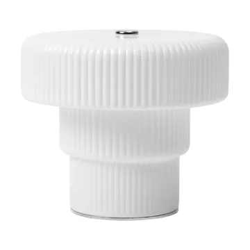Ripple tragbare Tischleuchte - White, 10cm - Ferm Living