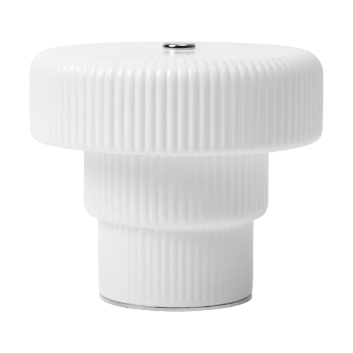 Ripple tragbare Tischleuchte - White, 10cm - Ferm Living