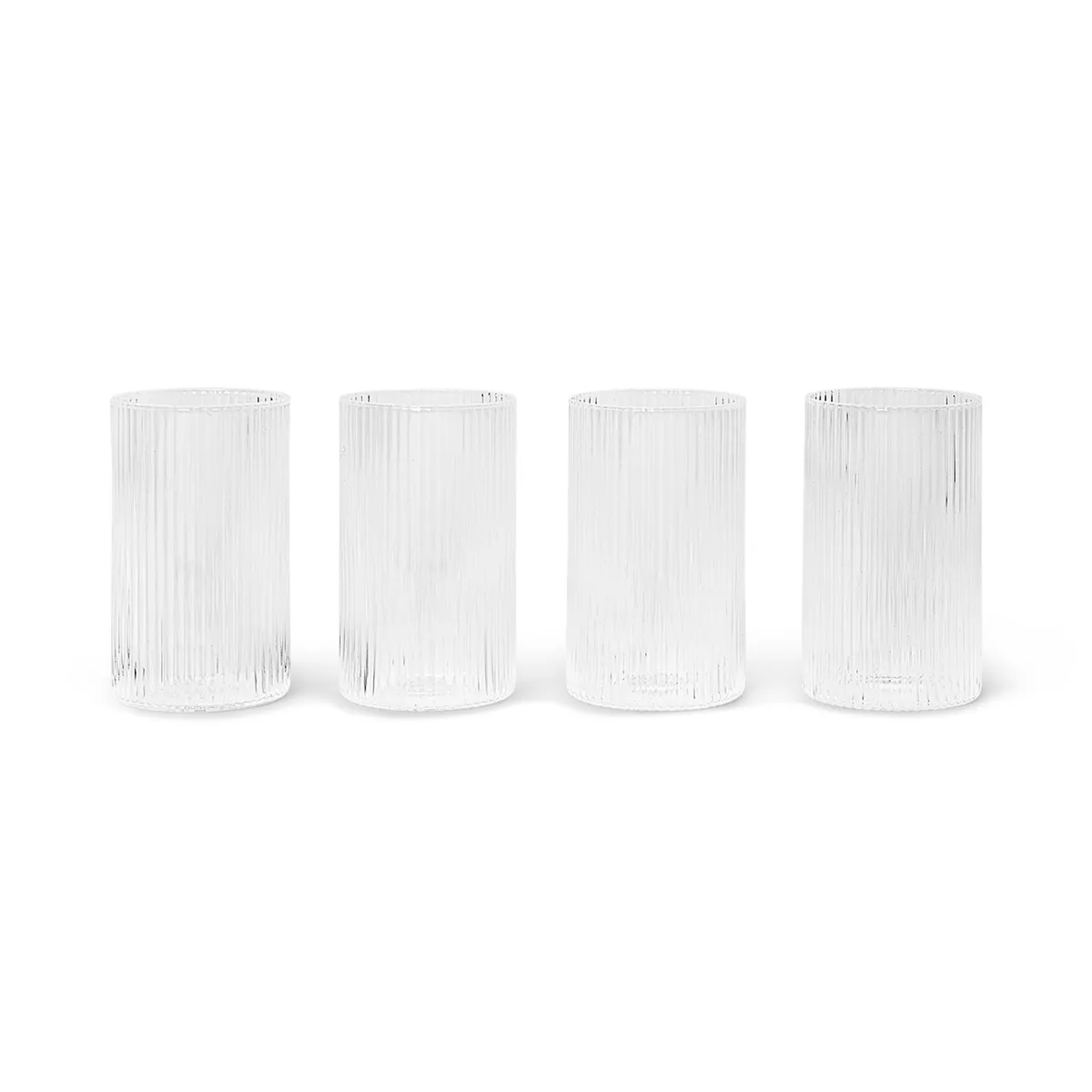 Ferm Living Ripple verrines Servierglas 14cl 4er Pack Clear