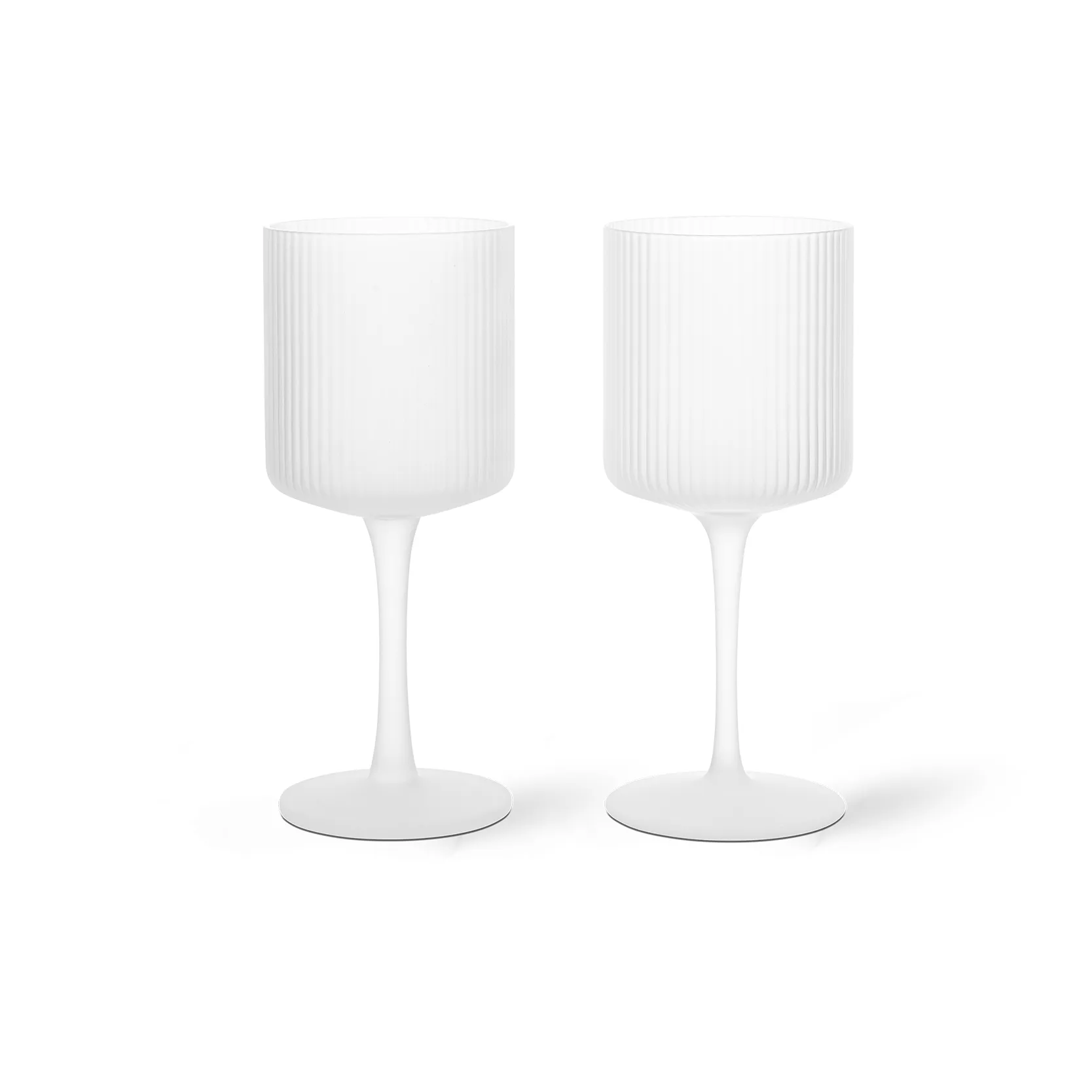Ripple Weißweinglas 26 cl 2er Pack, Frosted Ferm Living