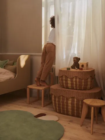 Rivan Aufbewahrungskorb 2-teilig - Natural-off-white - Ferm Living