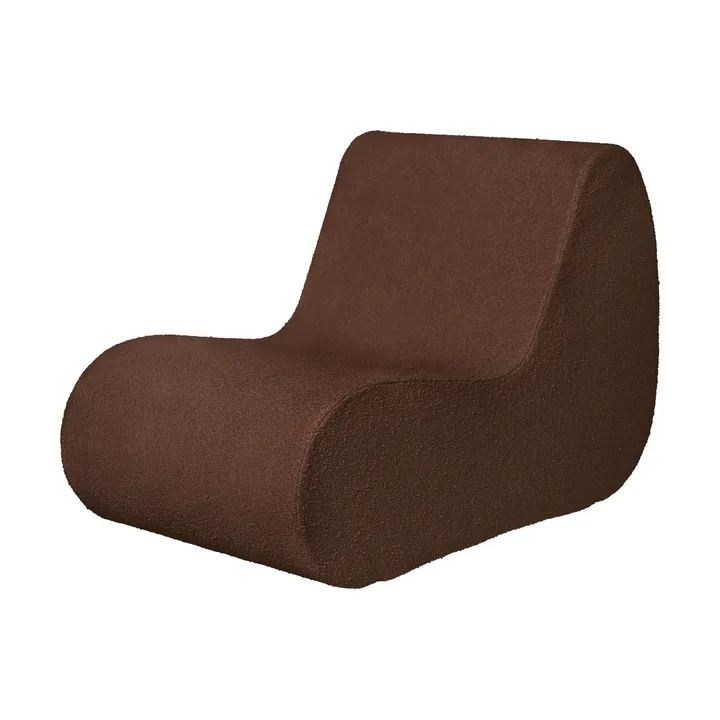 Rouli center module pure bouclé Modulsofa - Chestnut brown - Ferm Living