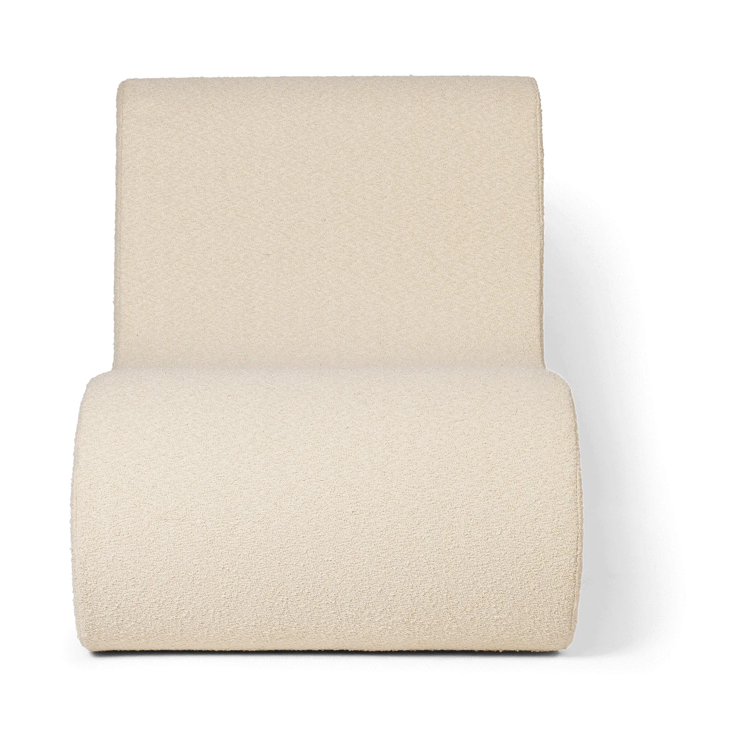 Rouli center module pure bouclé Modulsofa, Off-white Ferm Living