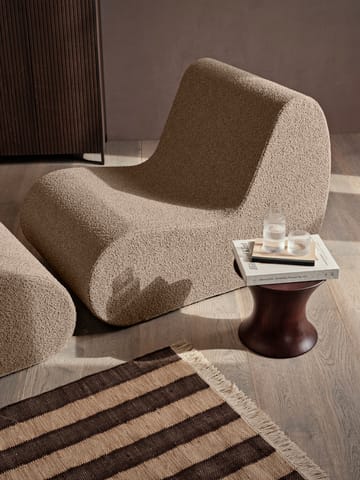 Rouli center module pure bouclé Modulsofa - Sand - ferm LIVING