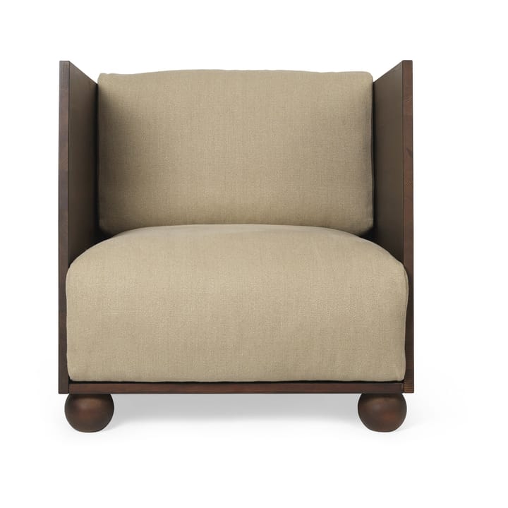 Rum Loungesessel rich linen, Dark stained-natural Ferm Living