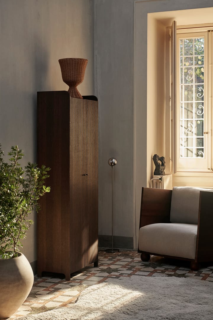 Rum Loungesessel rich linen, Dark stained-natural Ferm Living