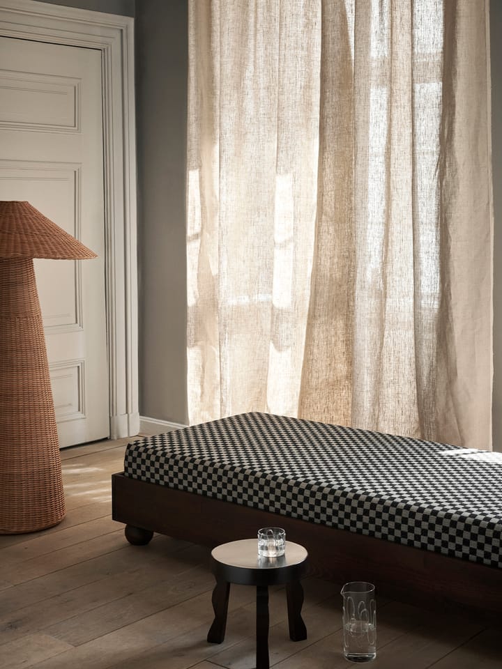 Rum Tagesbett check - Dark Stained-Sand-Black - ferm LIVING