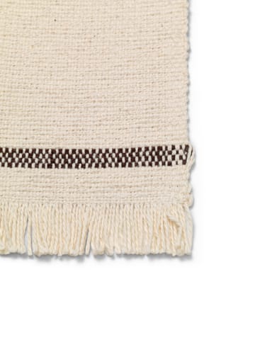 Savor Glasuntersetzer 4er Pack 10 x 14cm - Off-white/Chocolate - Ferm Living