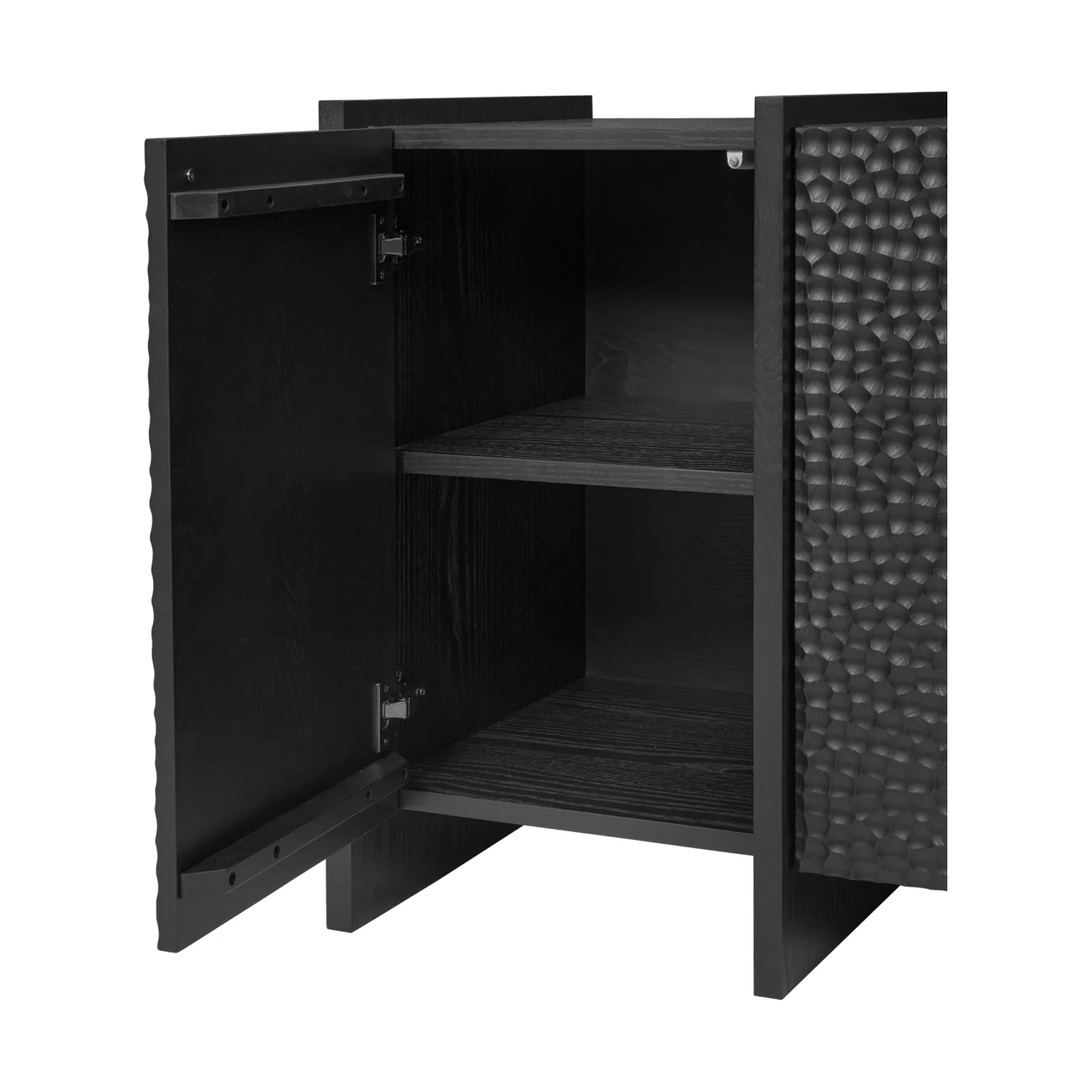 Scarni Sideboard, Dunkel gebeizte Esche, 163x50x74 cm Ferm Living