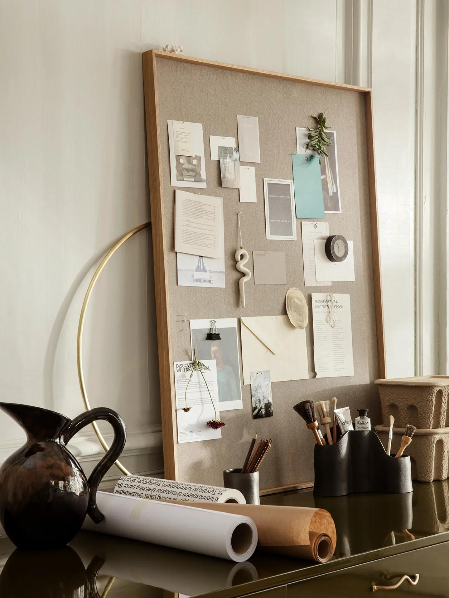 Scenery Pinwand 75 x 100cm, Natural Oak Ferm Living