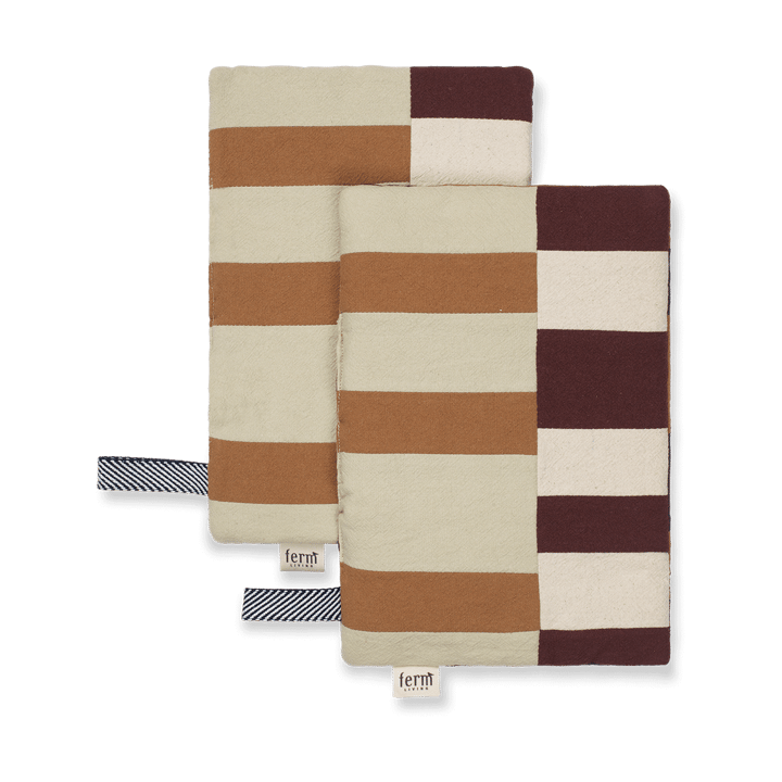 Section Topflappen 2er Pack - Patchwork - ferm LIVING